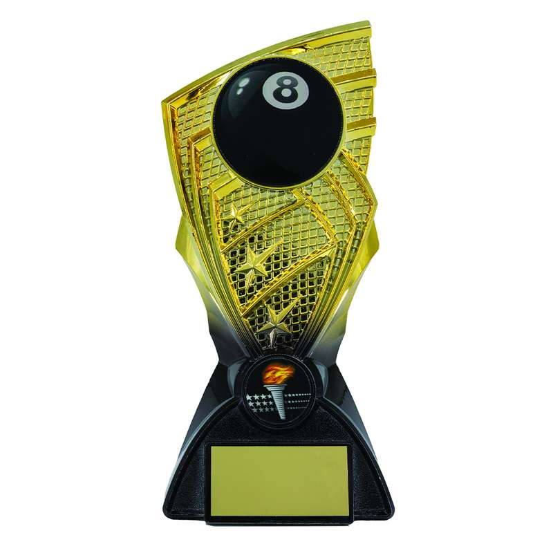 Snooker/Pool Gold/Black Shard – Gold/Black