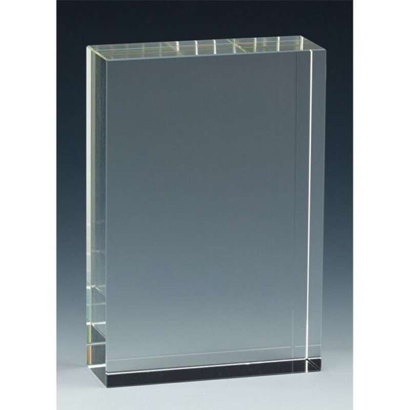 RECTANGLE GLASS AWARD 12X8X3CM