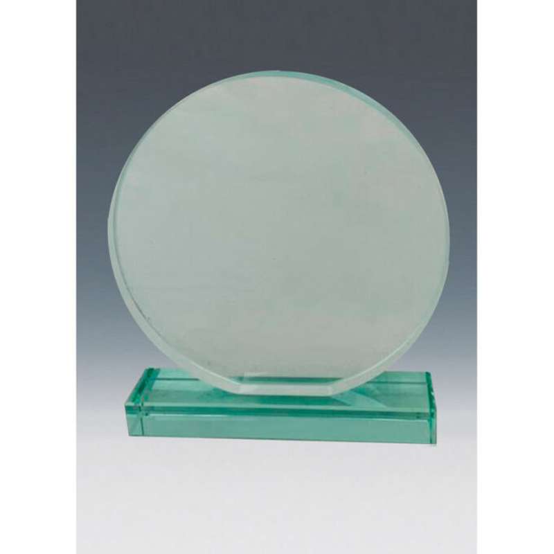 ROUND JADE AWARD WITH BASE