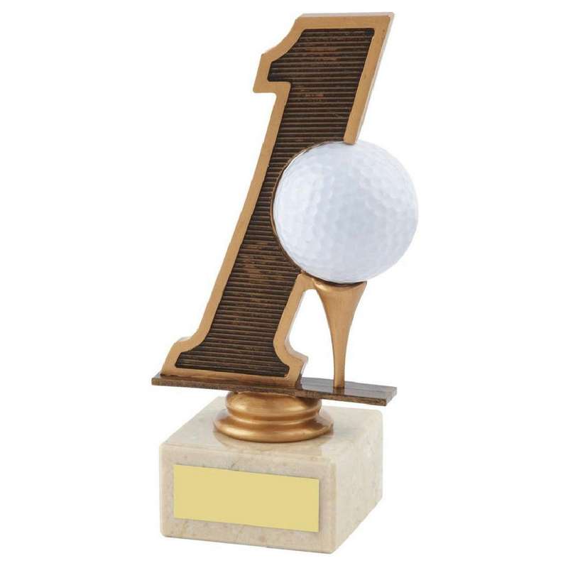 Hole in One Golf Trophy (Ball not Included) – Ant Gold