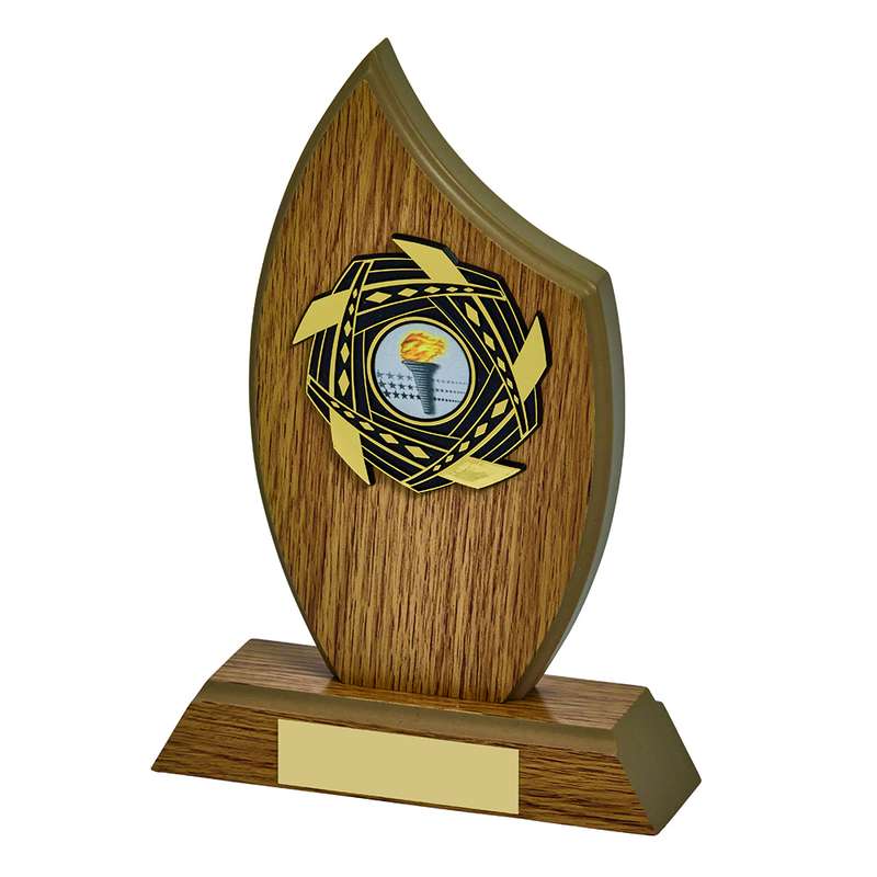 Light Oak Wood Stand Award – Light Oak
