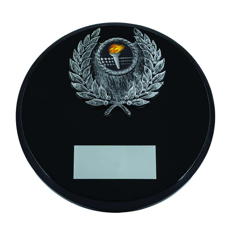 Black Wood effect Stand – Black