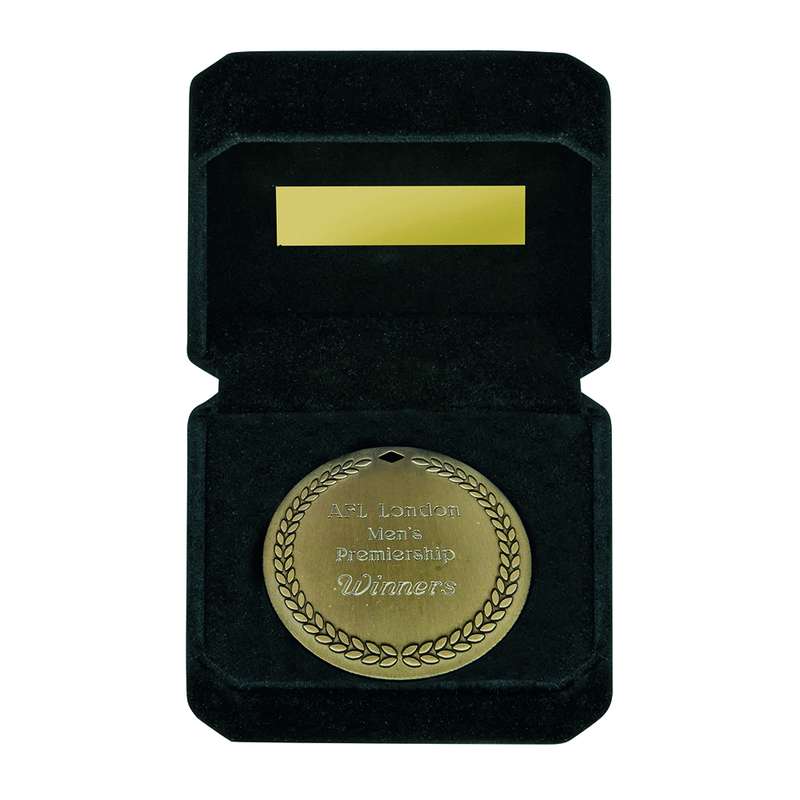 60mm Medal in Luxury Case – Gold