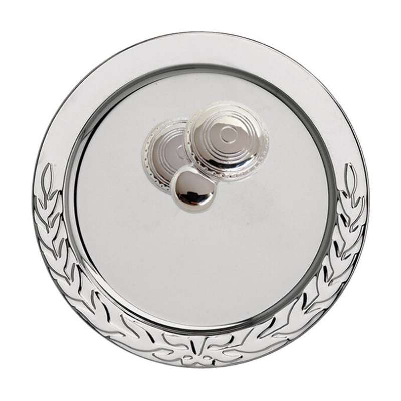 SILVER LAUREL SALVER WITH BOWLS ATTACHMENT