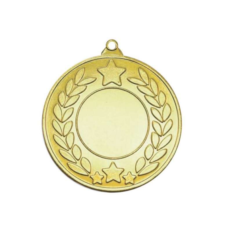59.38 2 STAR LAUREL 25MM HOLDER MEDAL 50MM