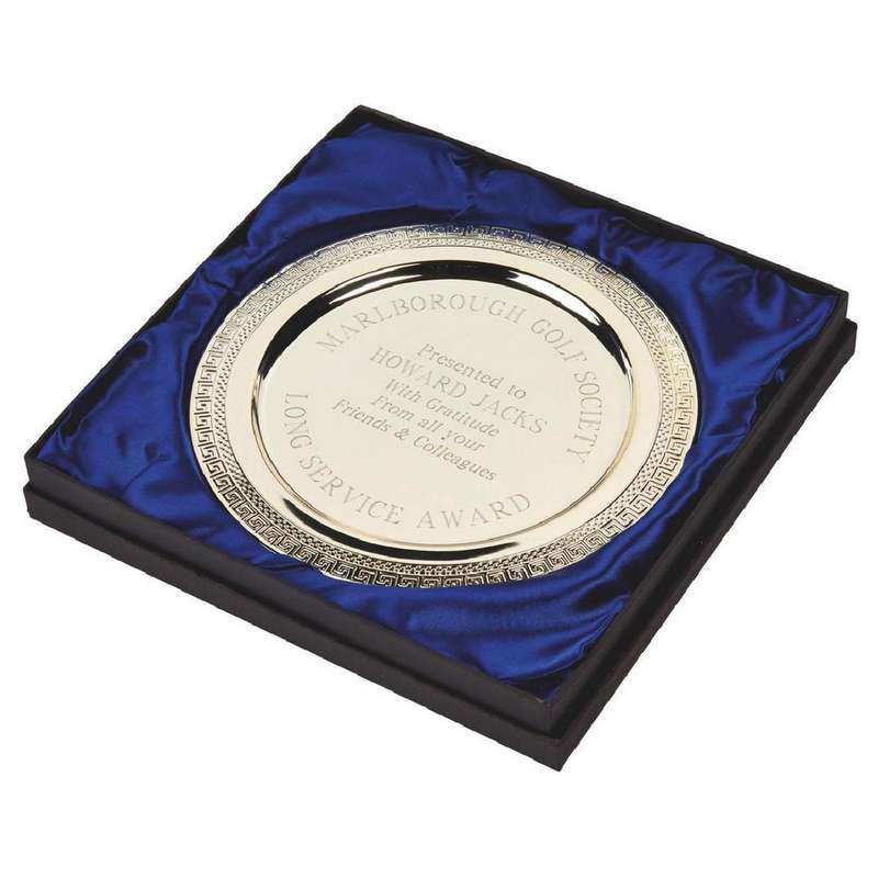 Silver Plated Salver (In Presentation Case) – Silver