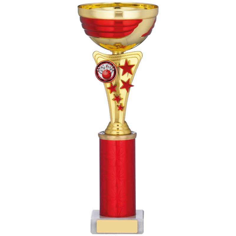GOLD AND RED CUP TROPHY