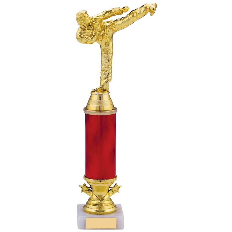 GOLD RED KARATE TROPHY
