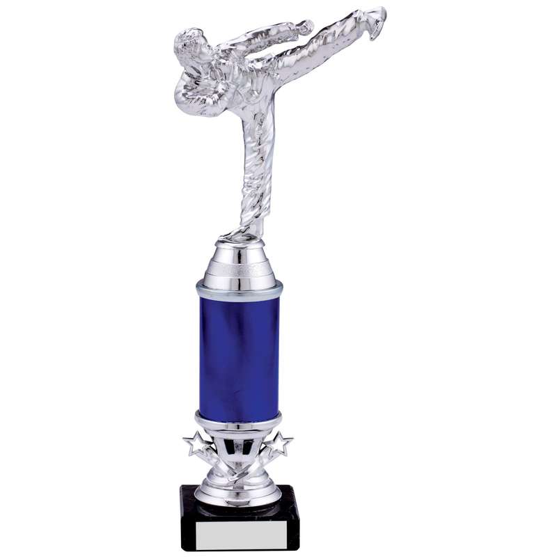 SILVER BLUE KARATE TROPHY