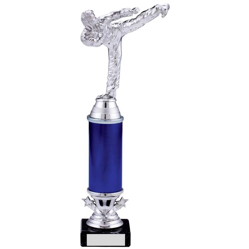 SILVER BLUE KARATE TROPHY
