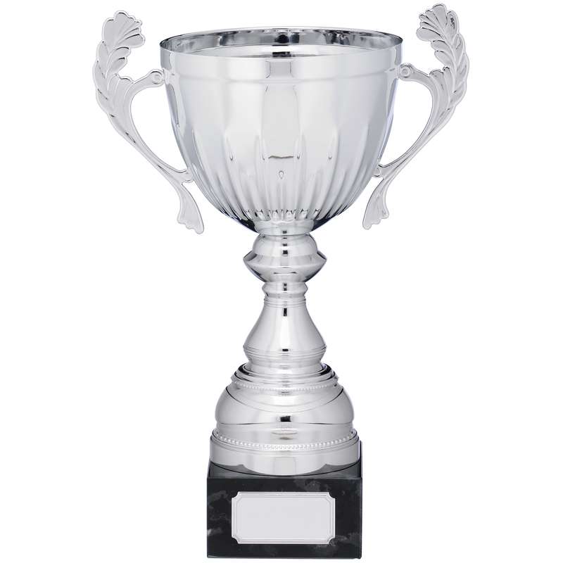 SILVER CUP TROPHY WITH HANDLES