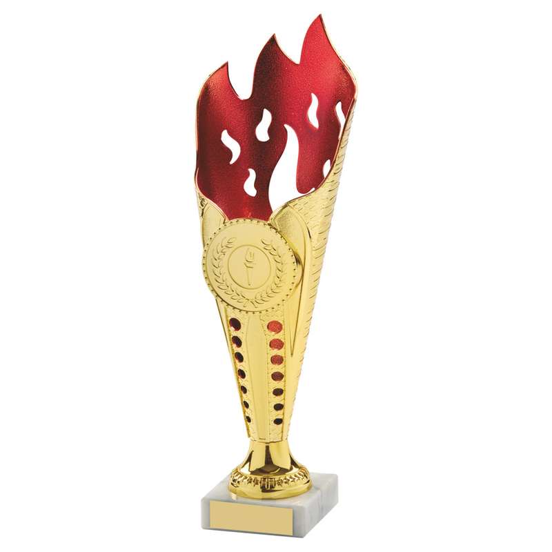 Gold/Red Flame Sculpture Award – Gold/Red
