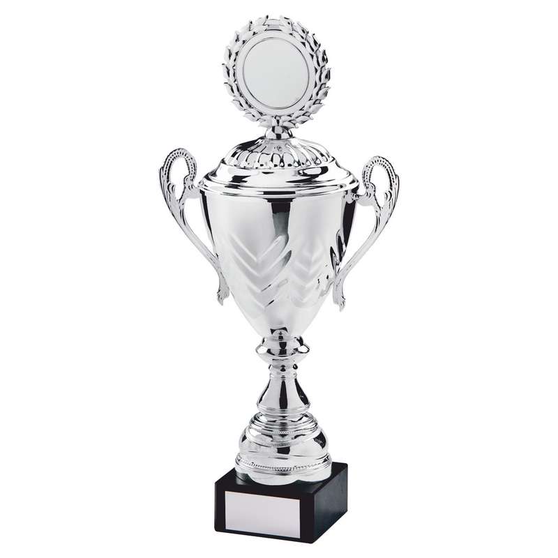 Silver Presentation Cup with Lid – Silver