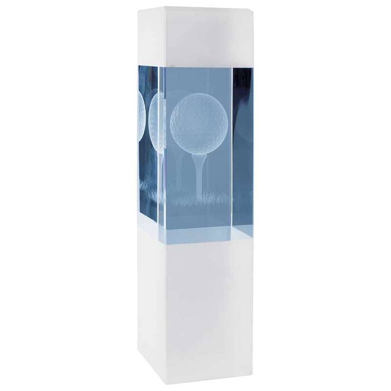 Arctic Blast Golf Crystal Award