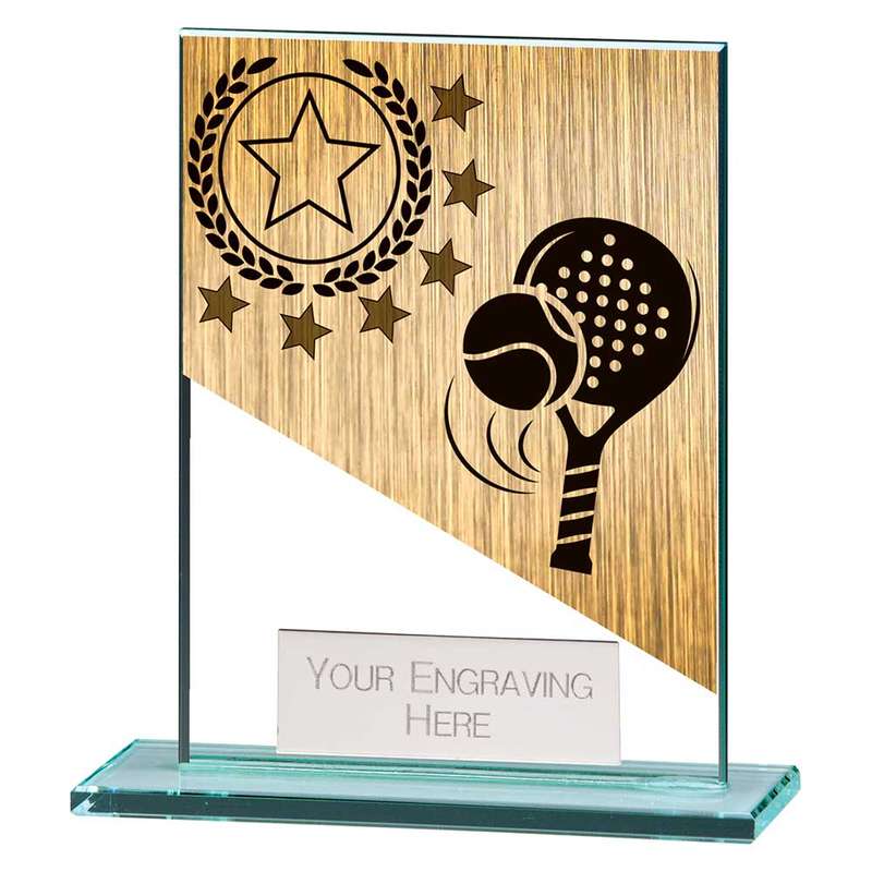 Mustang Padel Jade Glass Award