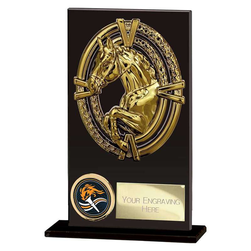 Maverick Hero Equestrian Glass Award