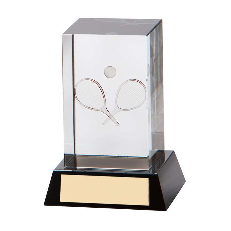 Conquest Tennis 3D Crystal Award