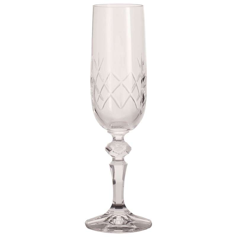 Lindisfarne Orco Crystal Champagne Glass