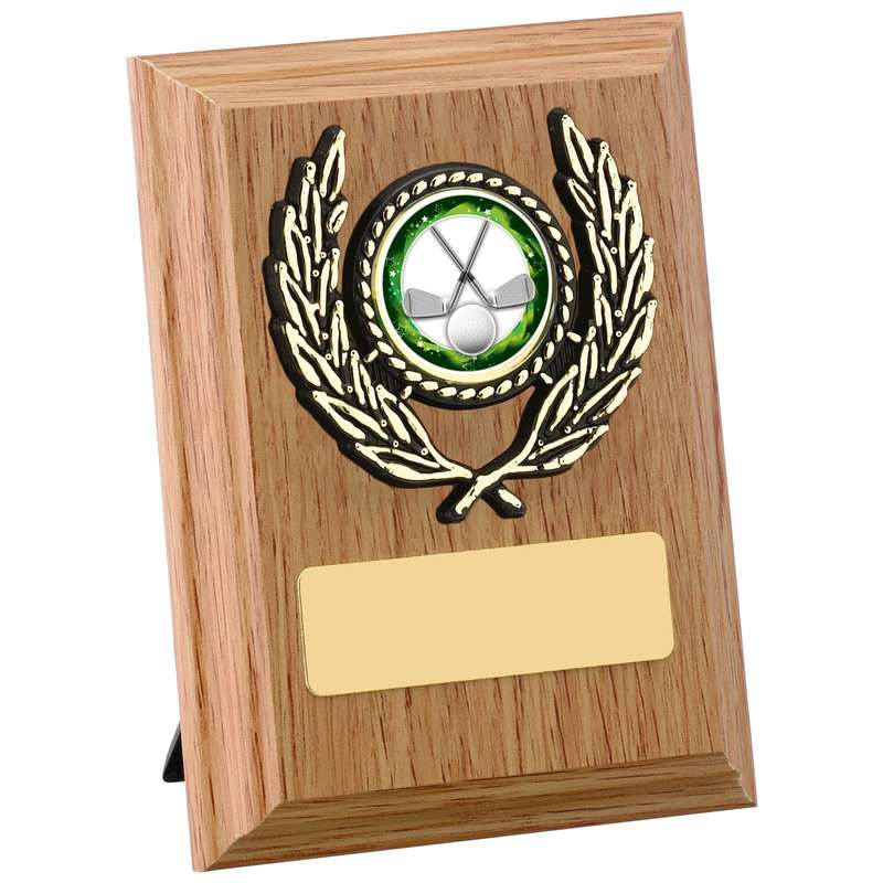 LIGHT OAK FINISH PLAQUE