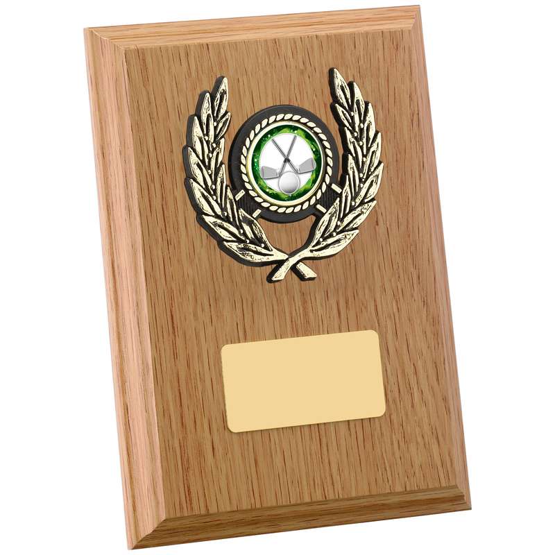 LIGHT OAK FINISH PLAQUE