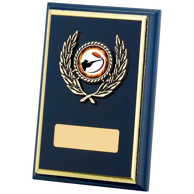 BLUE FINISH PLAQUE