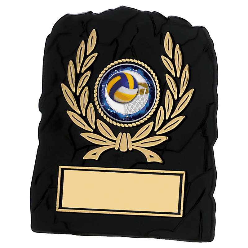 BLACK AND GOLD ACRYLIC PLAQUE