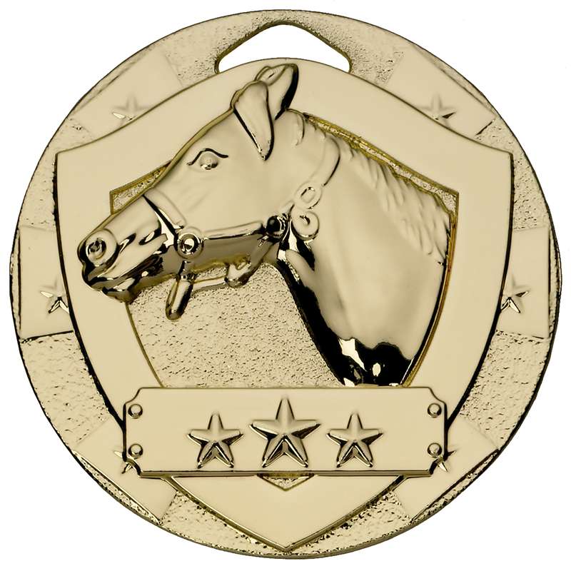 EQUESTRIAN MINI SHIELD MEDAL