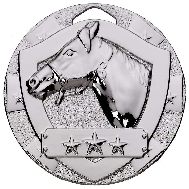 EQUESTRIAN MINI SHIELD MEDAL