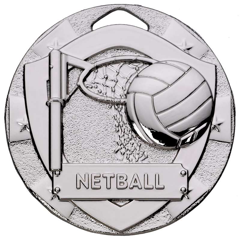 NETBALL MINI SHIELD MEDAL