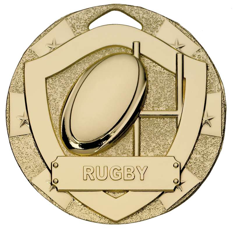 RUGBY MINI SHIELD MEDAL