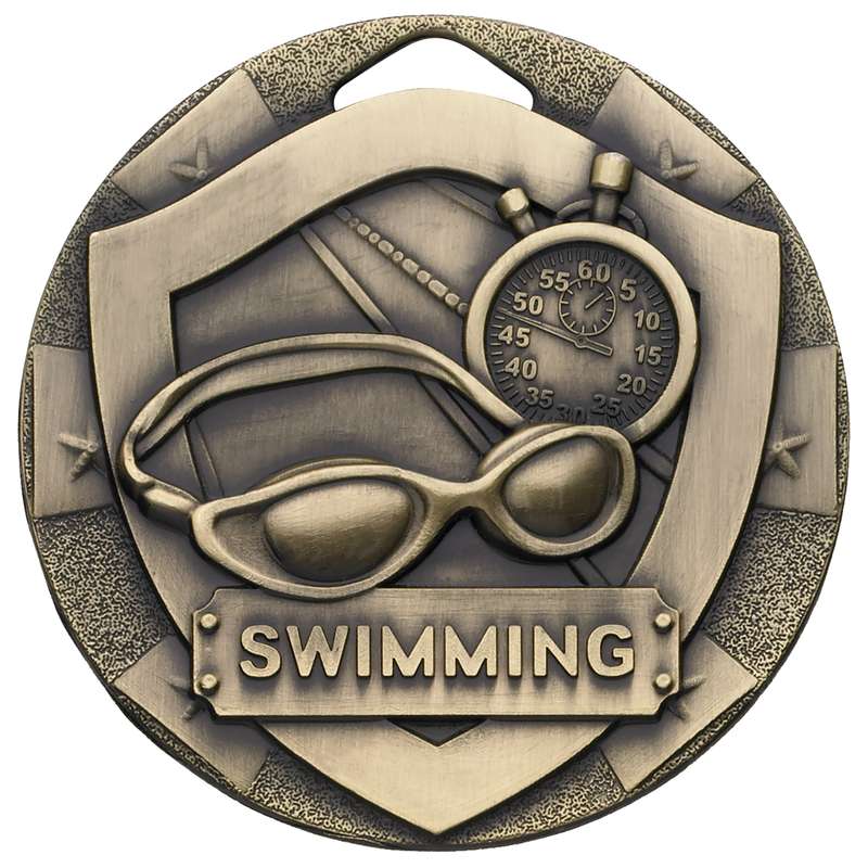 SWIMMING MINI SHIELD MEDAL