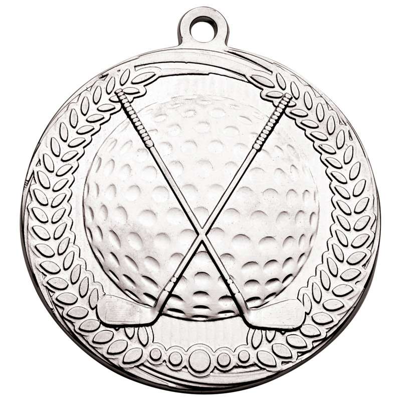 70MM SILVER GOLF MEDAL