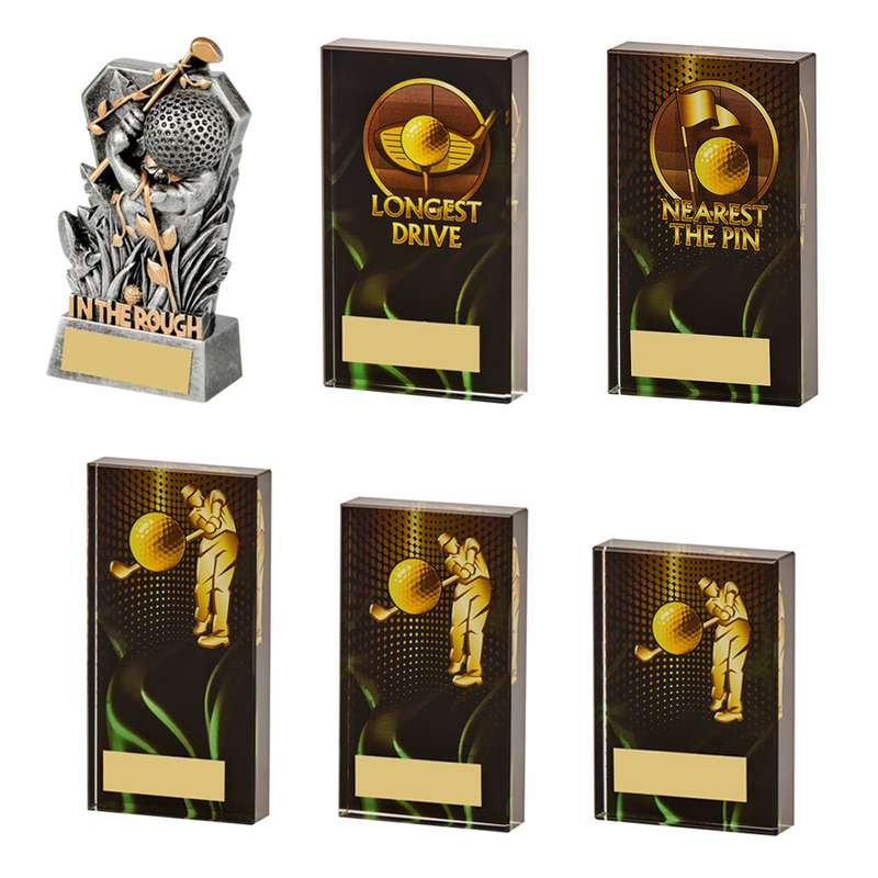 x 6 Assorted Golf Awards