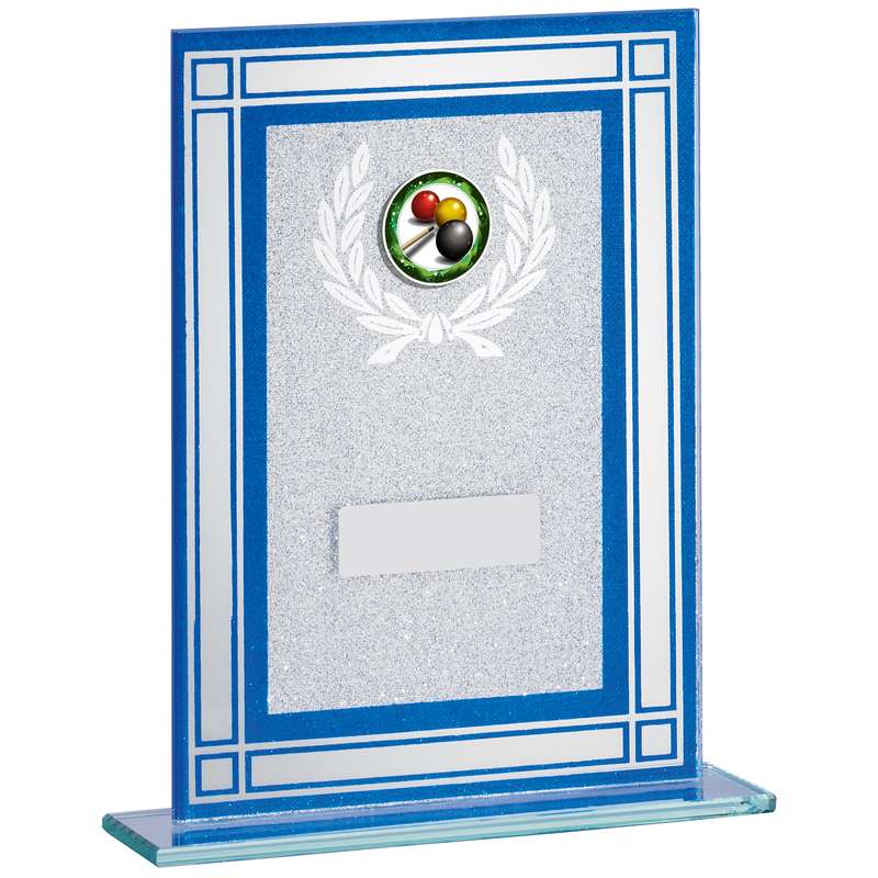 BLUE GLITTER GLASS AWARD
