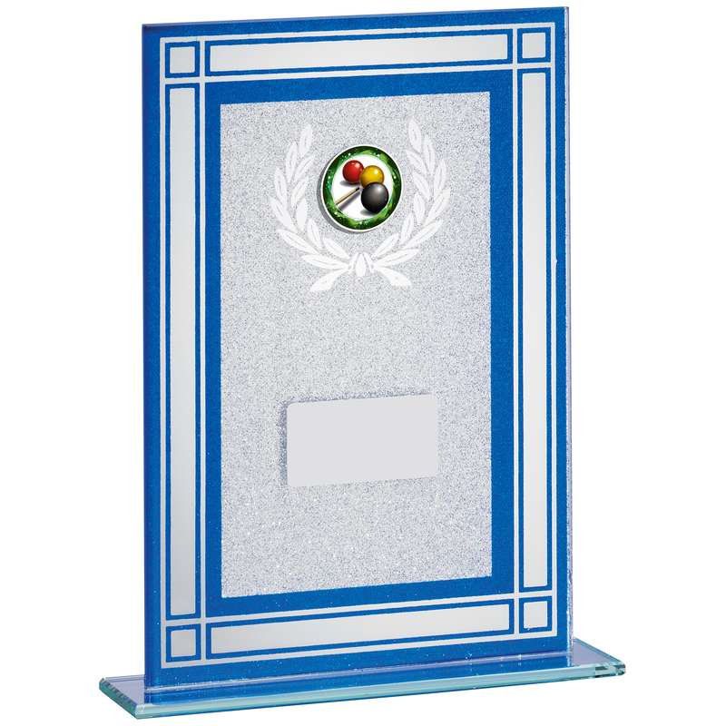 BLUE GLITTER GLASS AWARD