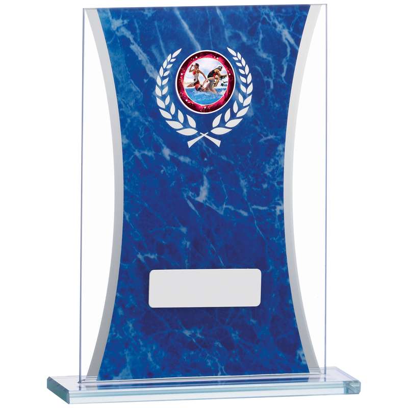 BLUE MARBLE MIRRORED GLASS AWARD