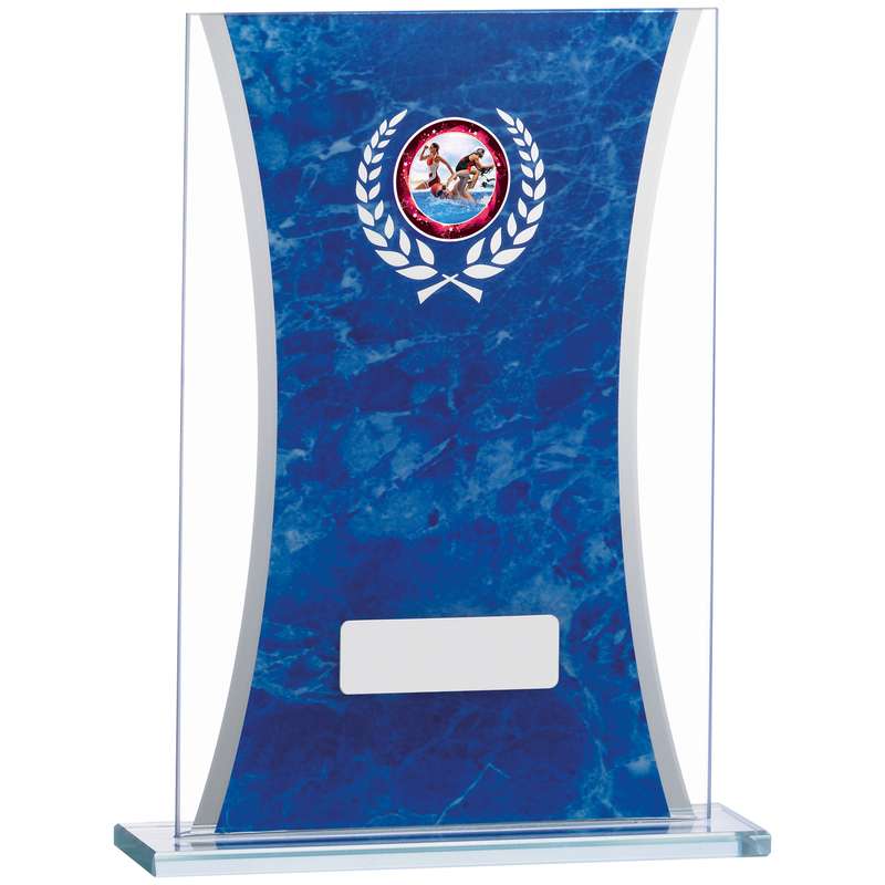 BLUE MARBLE MIRRORED GLASS AWARD