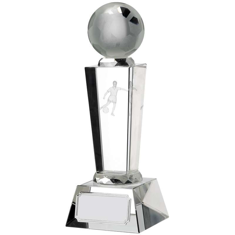 VICTORY FOOTBALL GLASS PILLAR AWARD