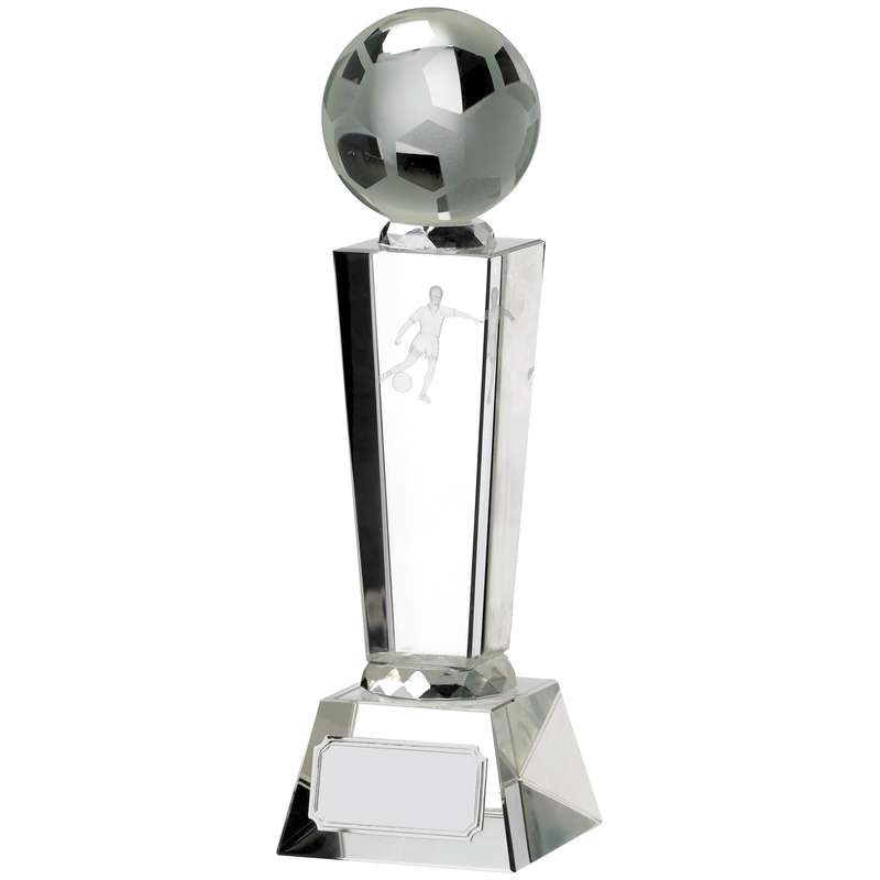 VICTORY FOOTBALL GLASS PILLAR AWARD