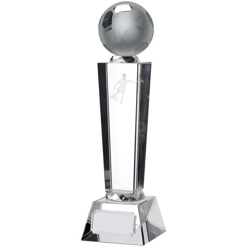 VICTORY FOOTBALL GLASS PILLAR AWARD