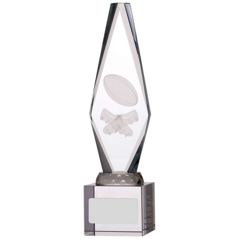 RUGBY BOOT BALL GLASS