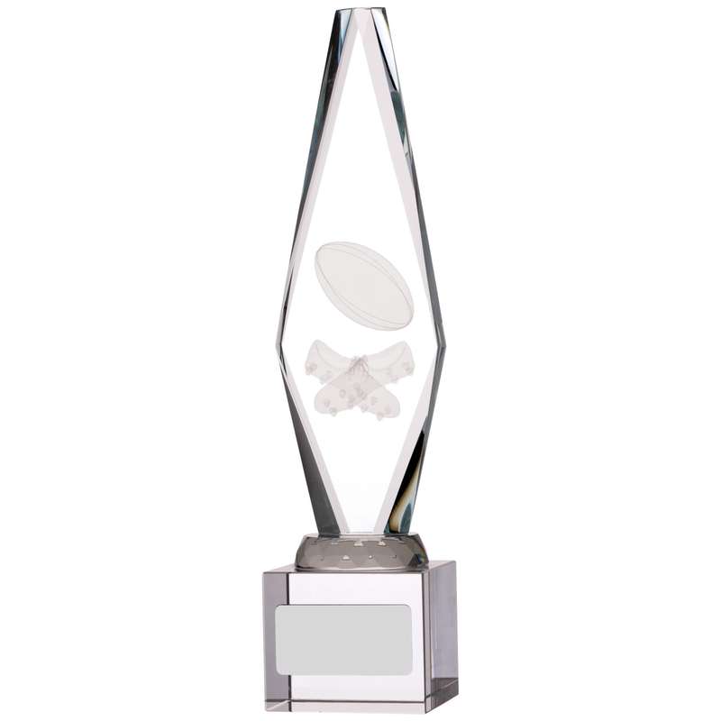 RUGBY BOOT BALL GLASS