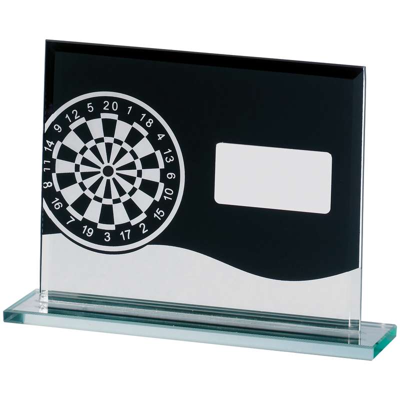 DARTS GLASS BLOCK AWARD