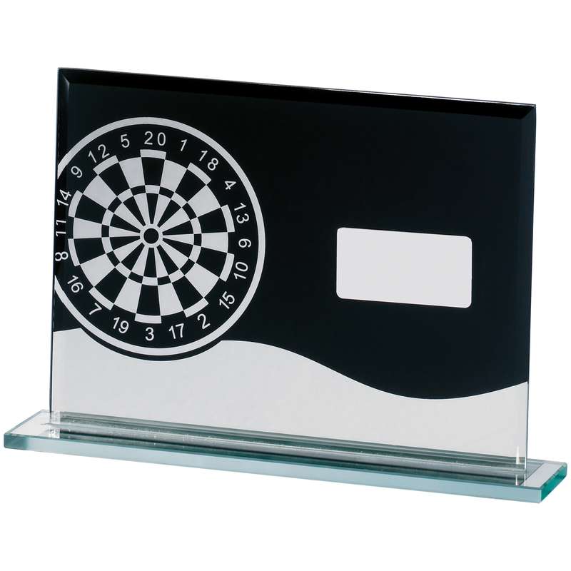 DARTS GLASS BLOCK AWARD