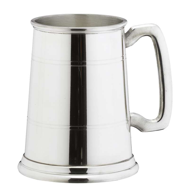1 PINT CLASSIC LINED PEWTER TANKARD