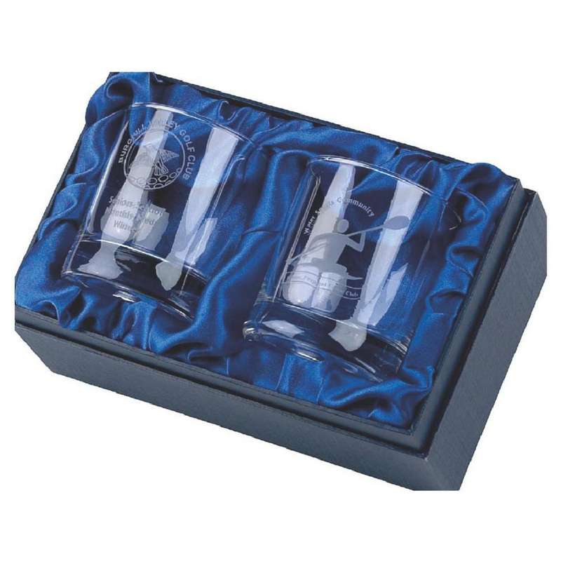Two Spirit Glasses (In Presentation Case) – Clear
