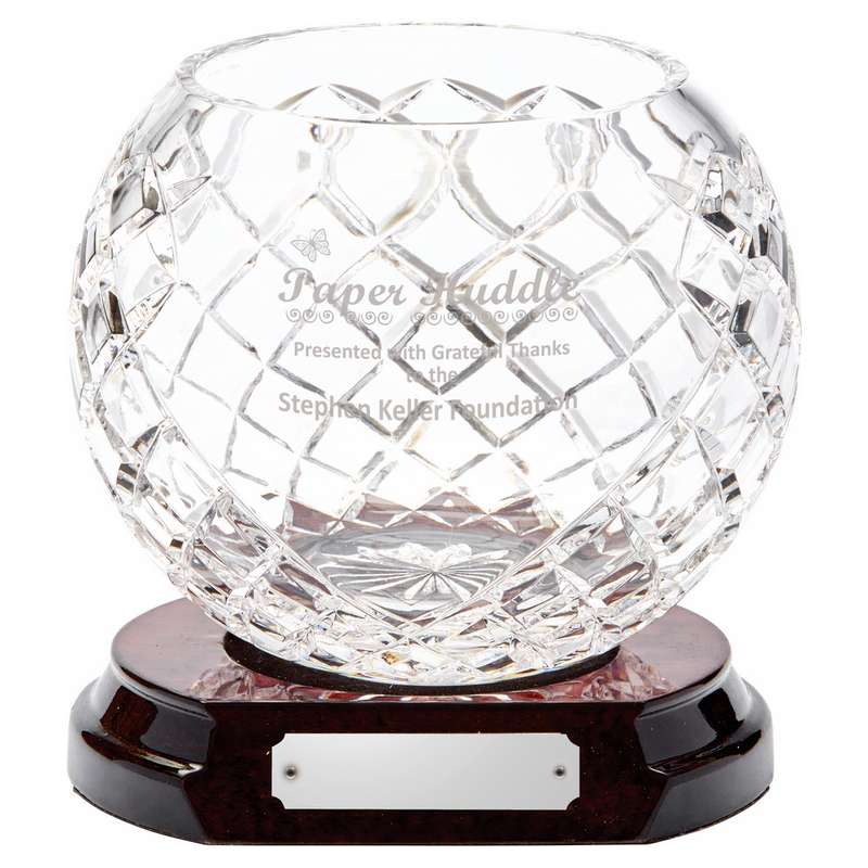 Circular Crystal Bowl (BOWL ONLY) – Clear