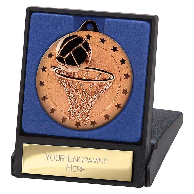 Cascade Stars Netball Medal & Box