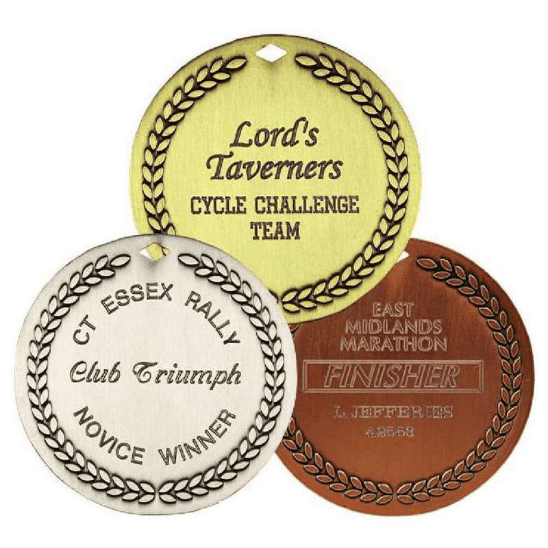 60mm Blank Medal (Gold / Silver / Bronze) – Bronze