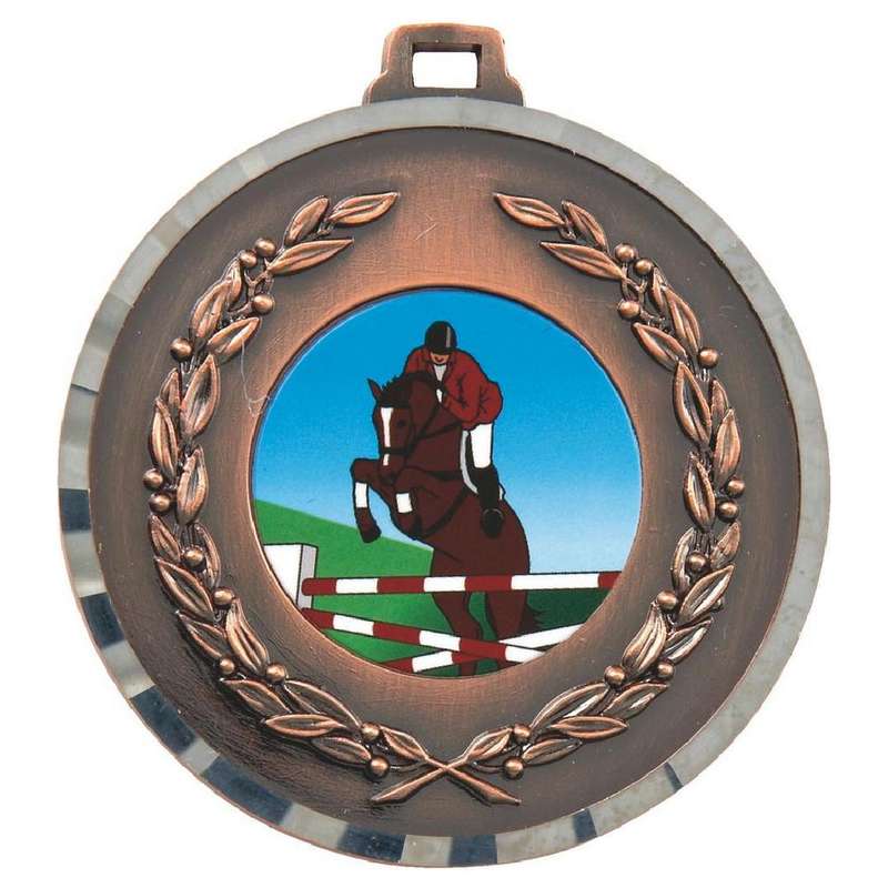 50mm Diamond Edged Medal (Bronze) - Bronze